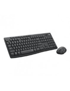 Teclado + mouse logitech mk295 silent negro wireles inalambrico