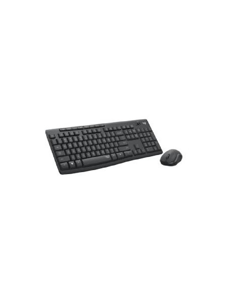 Teclado + mouse logitech mk295 silent negro wireles inalambrico