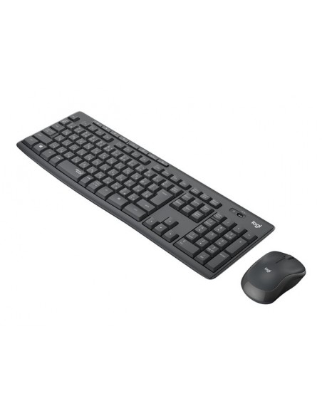 Teclado + mouse logitech mk295 silent negro wireles inalambrico