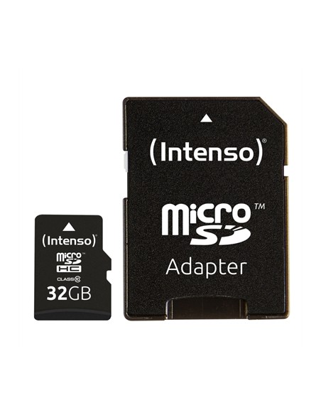 Tarjeta memoria micro sd intenso 32gb cl10 + adaptador sd