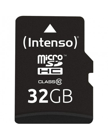 Tarjeta memoria micro sd intenso 32gb cl10 + adaptador sd
