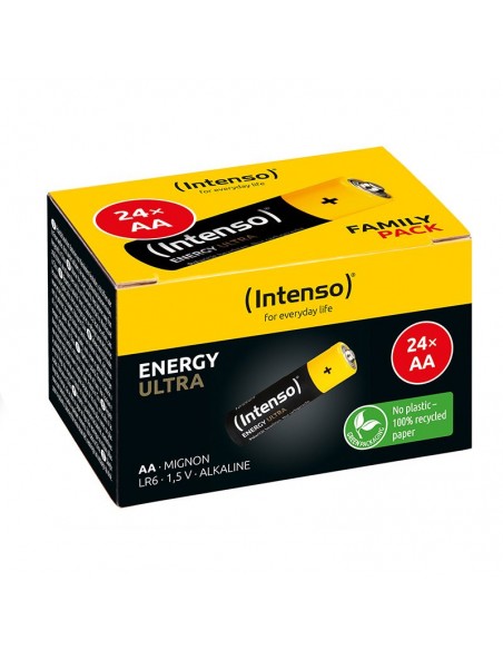 Pack de pilas alcalinas intenso energy ultra aa lr06 24 unidades