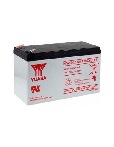 Bateria yuasa npw45 - 12 compatible para sais 9ah 12v acido - plomo