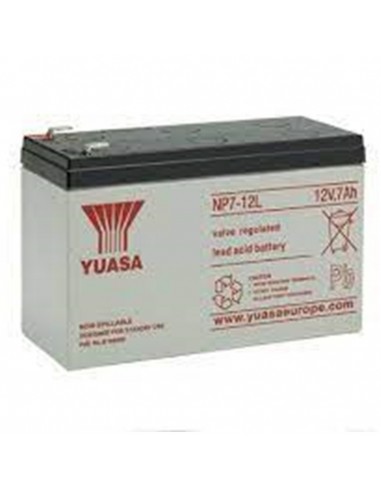Bateria yuasa np7 - 12l compatible para sais 7ah 12v acido - plomo