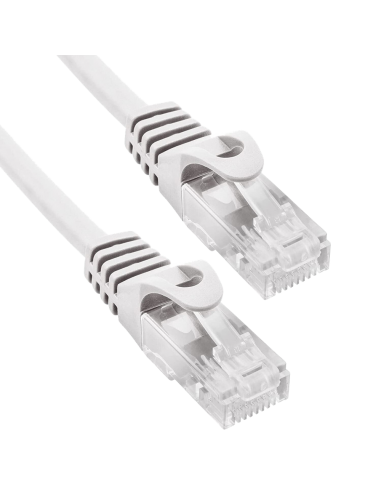 Cable red phasak latiguillo rj45 utp cat6 0.5m gris 50cm phk 1650