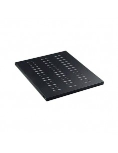 Bandeja fija 1u para rack phasak negro 1000mm - perforada phc 5210