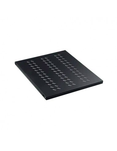 Bandeja fija 1u para rack phasak negro 1000mm - perforada phc 5210