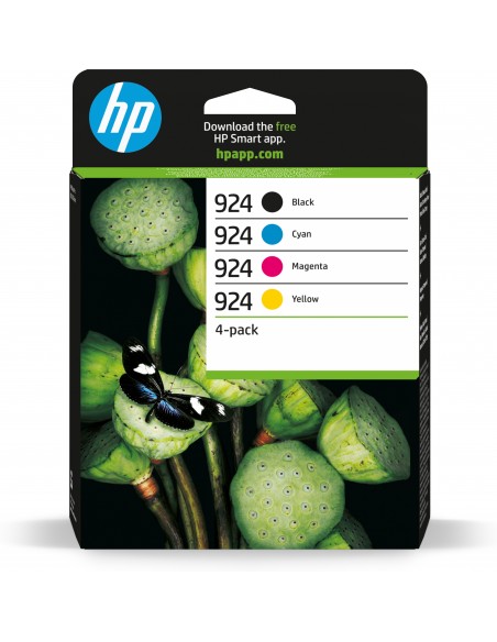 Pack cartucho hp 924 4 colores cmyk