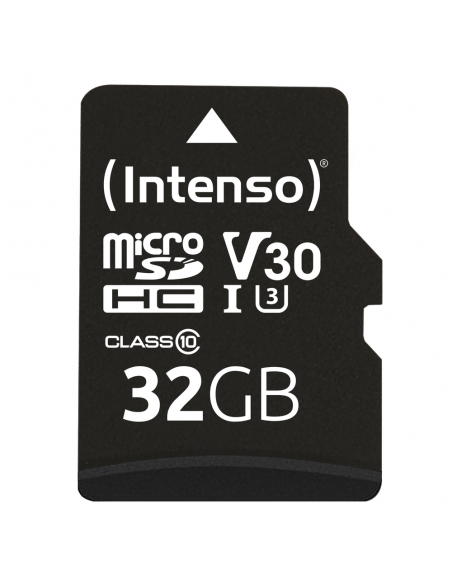Tarjeta memoria micro sd intenso 32gb profesional v30 + adaptador sd Tarjeta memoria micro sd intenso 32gb profesional v30 + adaptador sd