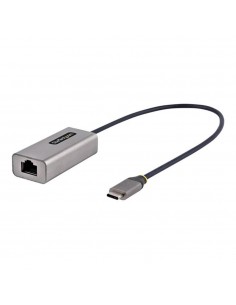 Adaptador de red usb tipo c a rj45 startech macho - hembra - gris