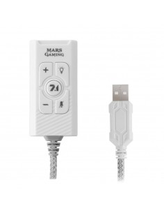 Tarjeta de sonido usb mars gaming msc2 blanca