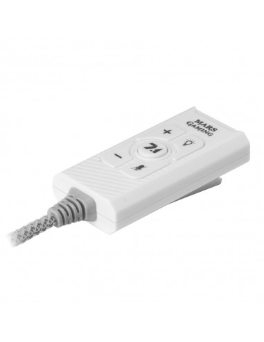 Tarjeta de sonido usb mars gaming msc2 blanca