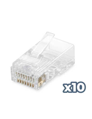 Conector phasak rj 45 cat. 6 utp (10 unid) phk 45c6