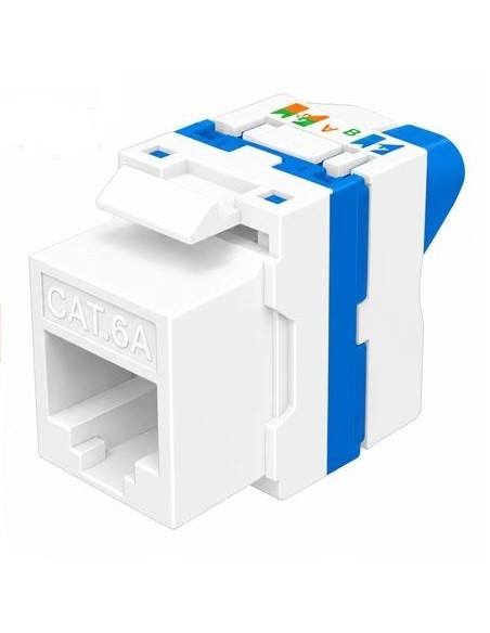 Conector keystone phasak rj45 cat. 6a utp crimpado rotativo