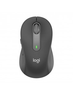 Mouse raton logitech m650 mediano optico wireless inalambrico grafito