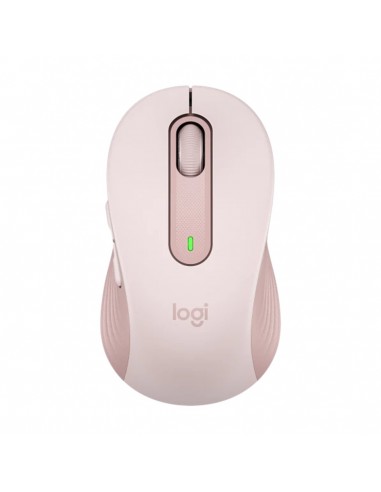 Mouse raton logitech m650 mediano optico wireless inalambrico rosa