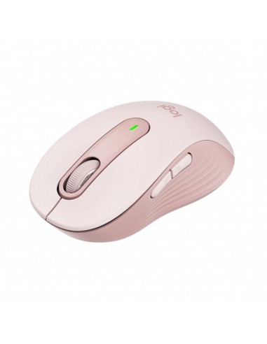 Mouse raton logitech m650 mediano optico wireless inalambrico rosa