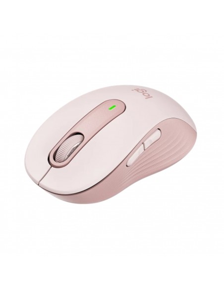Mouse raton logitech m650 mediano optico wireless inalambrico rosa
