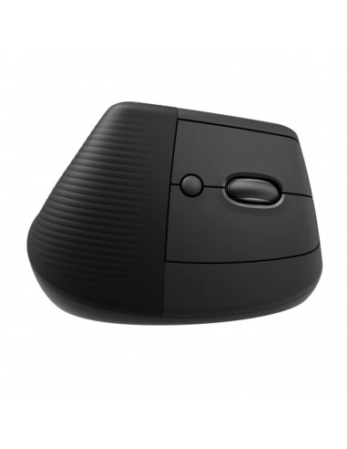 Mouse raton vertical logitech lift 6 botones 4000 dpi wireless inalambrico grafito