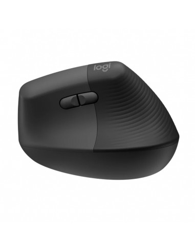Mouse raton vertical logitech lift 6 botones 4000 dpi wireless inalambrico grafito