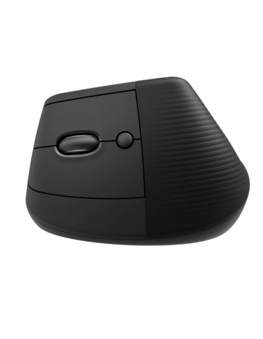 Ratón inalámbrico vertical logitech lift para zurdos 4000 dpi negro - gris