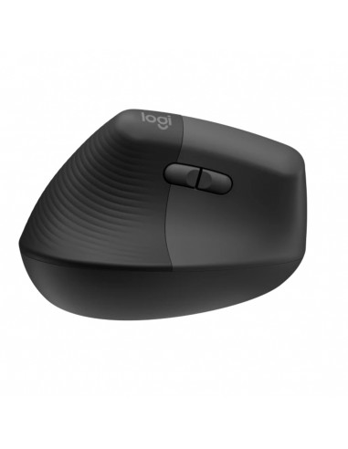 Ratón inalámbrico vertical logitech lift para zurdos 4000 dpi negro - gris
