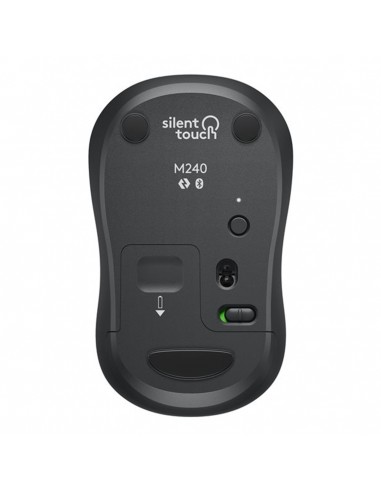 Mouse raton logitech m240 optico bluetooth silent grafito