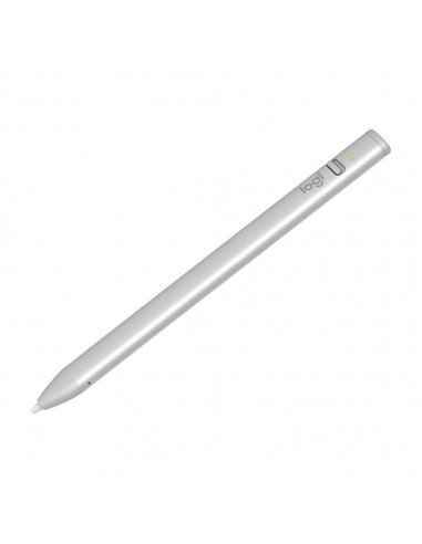 Lapiz digital logitech crayon silver usb - c para ipad - con tecnología apple pencil