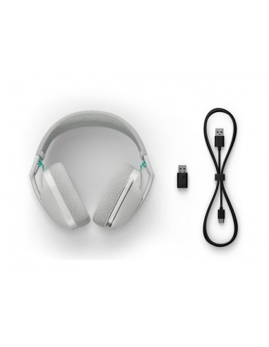 Auriculares gaming logitech g g321 inalambrico blanco