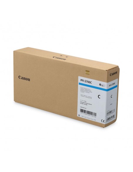 Cartucho tinta gran formato canon pfi - 2700 cian