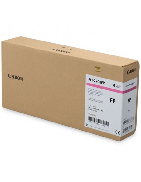 Cartucho tinta gran formato canon pfi - 2700 rosa fluorescente