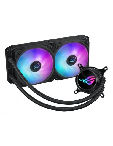 Kit refrigeracion liquida asus rog strix lc iii 240 argb 2x 120mm negro