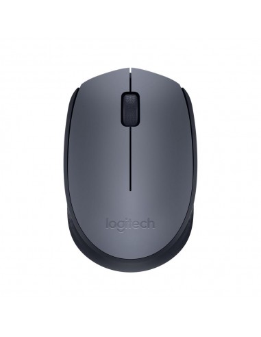 Mouse raton logitech m170 optico wireless inalambrico gris
