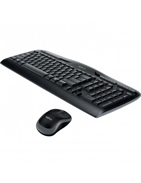Teclado + mouse logitech mk330 wireless inalambrico negro ingles internacional Teclado + mouse logitech mk330 wireless inalambrico negro ingles internacional