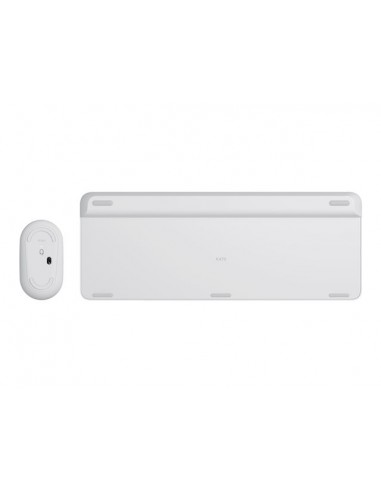 Teclado + mouse logitech mk470 wireless inalambrico blanco