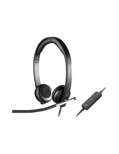 Auriculares con microfono logitech headset h650e stereo
