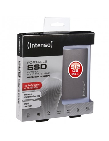 Disco duro externo solido ssd intenso 512gb premium edition 1.8 pulgadas