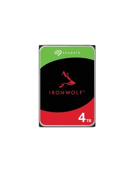 Disco duro interno hdd seagate ironwolf nas st4000vn006 4tb 3.5 pulgadas 5400rpm - 256mb - sata 6gb - s