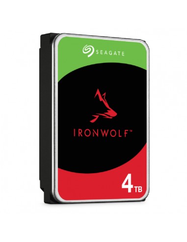 Disco duro interno hdd seagate ironwolf nas st4000vn006 4tb 3.5 pulgadas 5400rpm - 256mb - sata 6gb - s