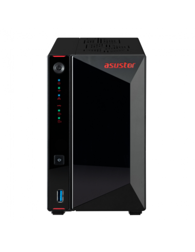 Servidor nas asustor as5402 2 bay nas 4gb ram 2.5g 2 xsata3 6gb s 3.5 2.5 hdd ssd