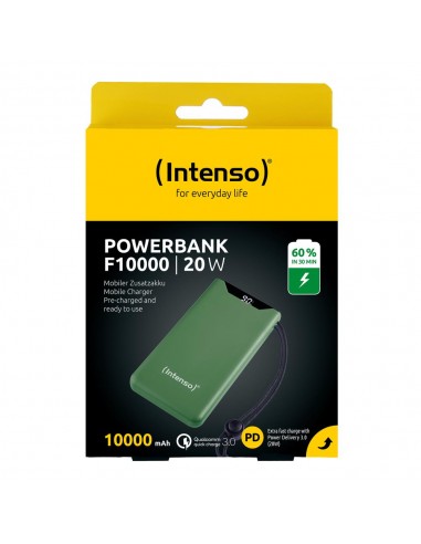 Powerbank intenso f10000 verde 10000 mah