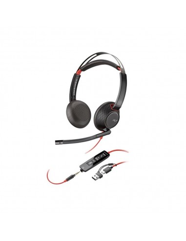 Auriculares poly blackwire 5220 negro