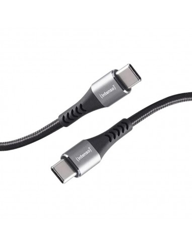 Cable usb tipo c intenso 1.5m - macho - macho - negro