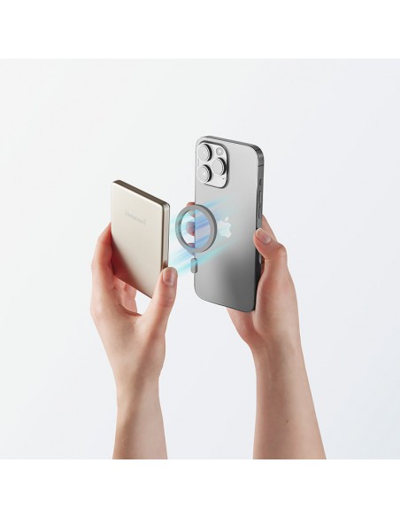 Powerbank intenso mw10000 magsafe champan magnetico