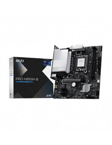 Placa base msi pro pro h810m - b lga 1851 matx - 2x ddr5 - 4x sata3