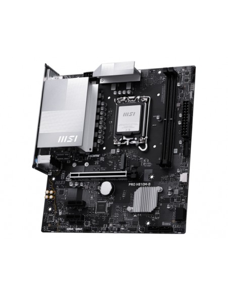 Placa base msi pro pro h810m - b lga 1851 matx - 2x ddr5 - 4x sata3 Placa base msi pro pro h810m - b lga 1851 matx - 2x ddr5 - 4x sata3