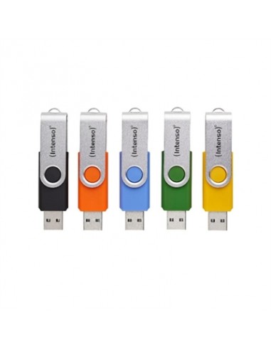 Memoria usb 3.2 intenso office line multipack 64gb 5 unidades