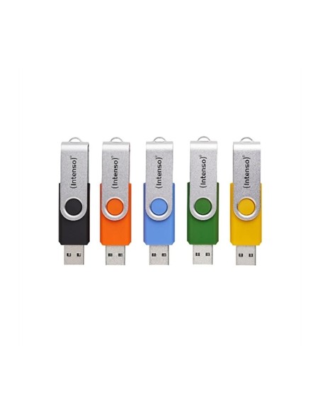 Memoria usb 3.2 intenso office line multipack 64gb 5 unidades