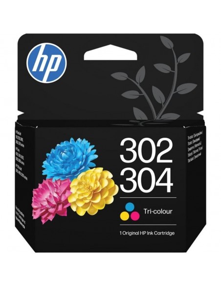 Cartucho tinta hp 302 - 304 tri - color
