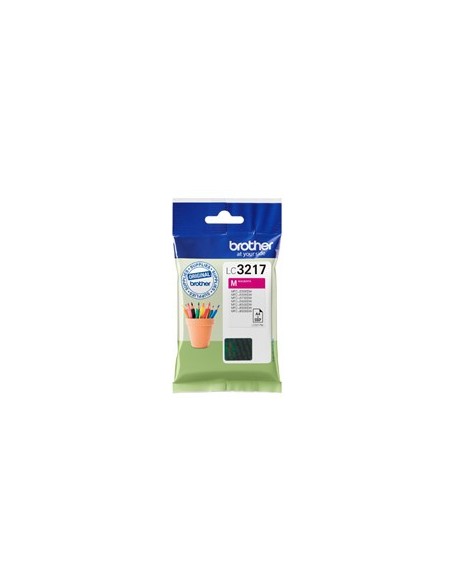 Cartucho tinta brother lc3217m magenta 550 paginas mfcj5330dw - mfcj5730dw - mfcj6530dw - mfcj6930dw